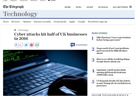 Cyber-attacks hit half UK biz